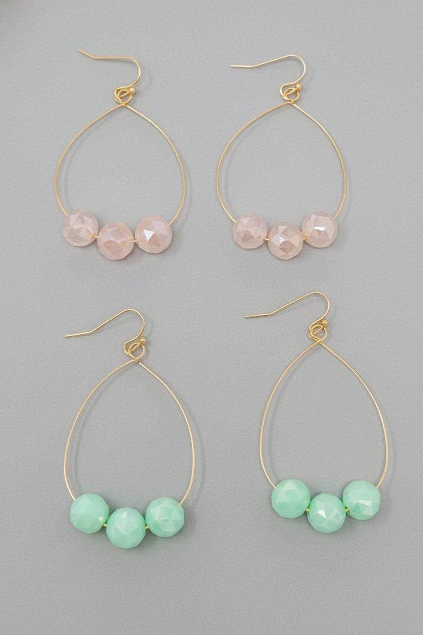 Candy Beads Dangle Earrings