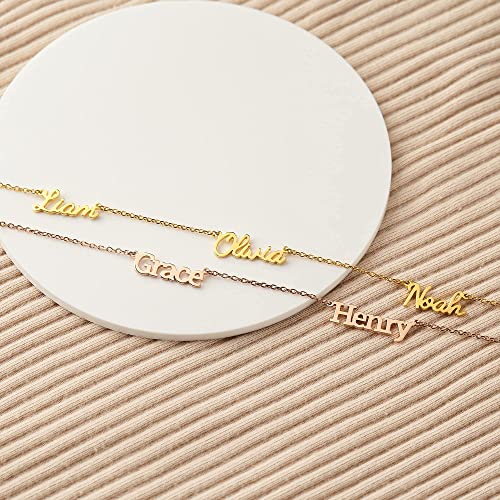 πΆ Children Name Necklace - Mother Family Multiple Name Necklace