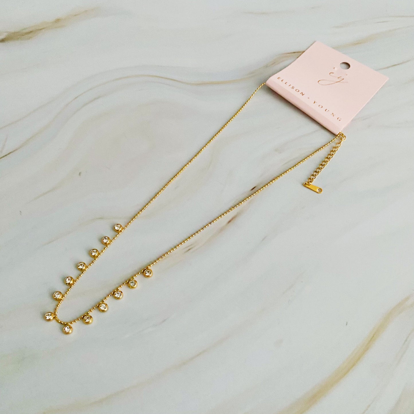 Dazzling Cascade Beaded Necklace