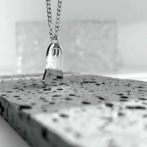 Adorable Ghost Pendant Necklace