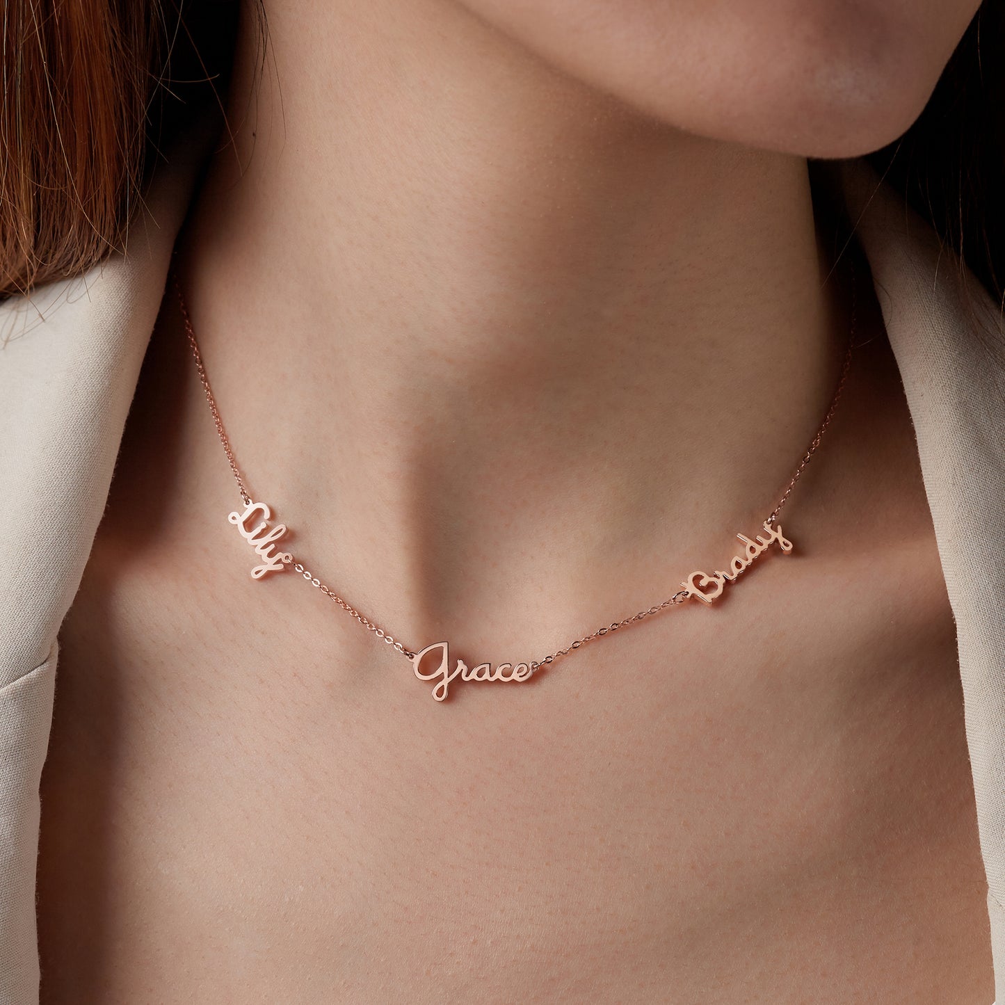 πΆ Children Name Necklace - Mother Family Multiple Name Necklace