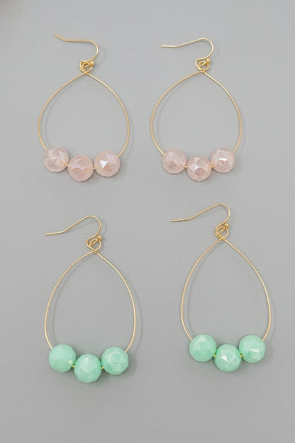 Candy Beads Dangle Earrings