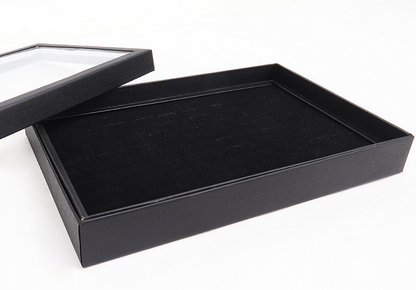 100 Slots Jewelry Ring Display Organizer Tray Holder Earrings Storage