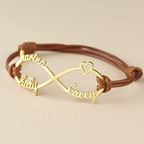 Infinite Love Personalized Mom Bracelet