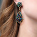 Colorful Beaded Dangle Earrings