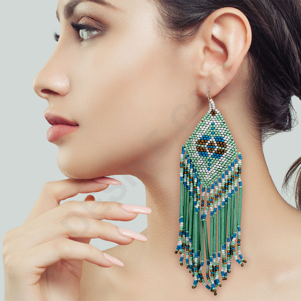 Colorful Beaded Earrings