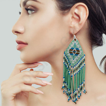 Colorful Beaded Earrings