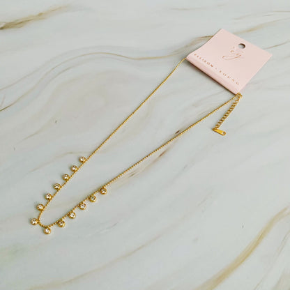 Dazzling Cascade Beaded Necklace
