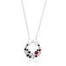 🎄 Festive Holiday Wreath Crystal Pendant - Classic Christmas Elegance