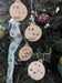 🎄 Holiday Stud Earring Trio - Wooden Christmas Ornament Gift Set