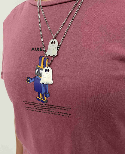 Adorable Ghost Pendant Necklace