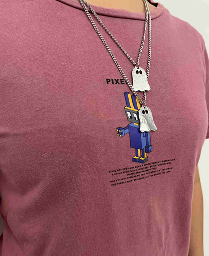 Adorable Ghost Pendant Necklace