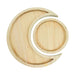 Crystal Display Wooden Sun & Moon Tray Decor For Jewelry and Stones