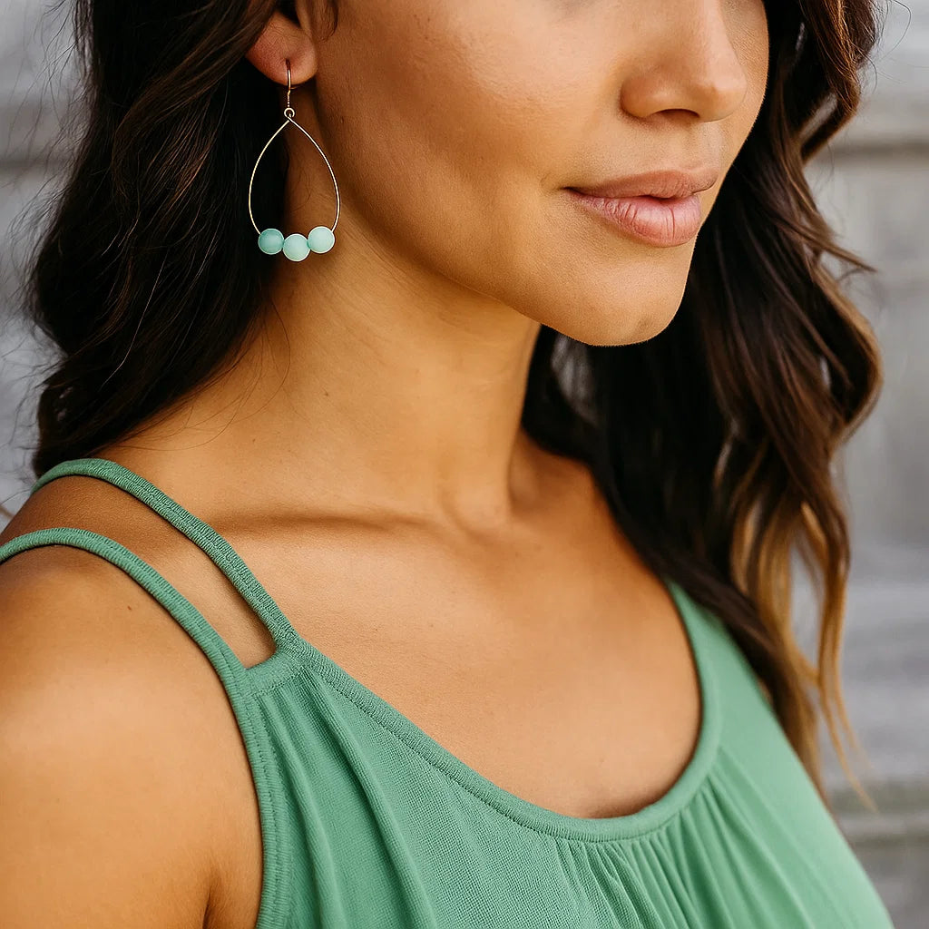 Candy Beads Dangle Earrings