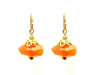 🧡 Orange Nugget Earrings
