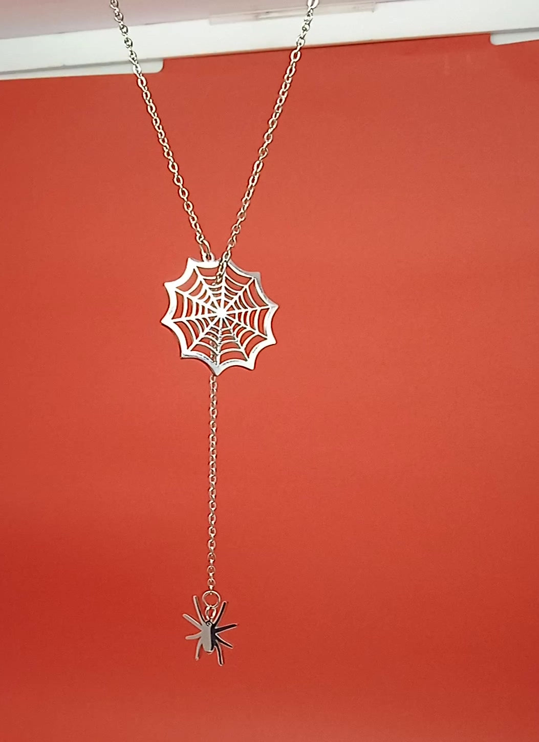 Enchanted Spider Web Adjustable Necklace