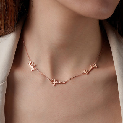 👶 Children Name Necklace - Mother Family Multiple Name Necklace