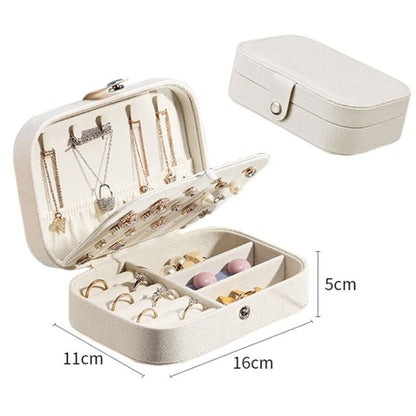 Portable Travel Jewelry Organizer Case