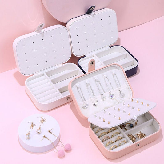 Portable Travel Jewelry Organizer Case