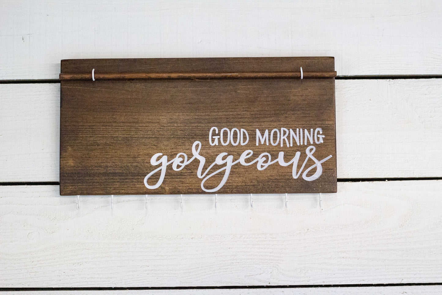 Good Morning Gorgeous Wall Mounted Jewelry Organizer