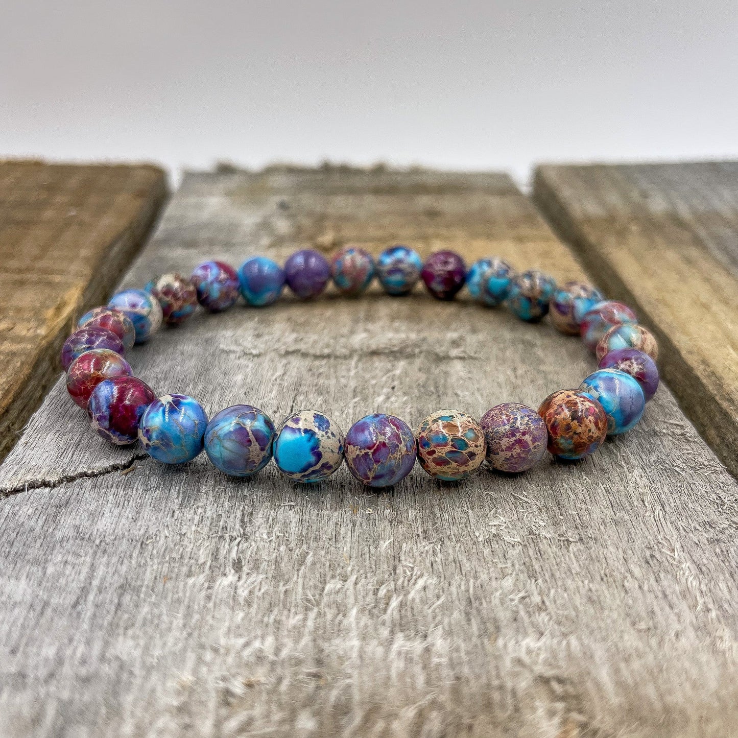 Union - Galaxy Imperial Jasper Gemstone Beaded Bracelet